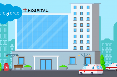 vector hospital landscape