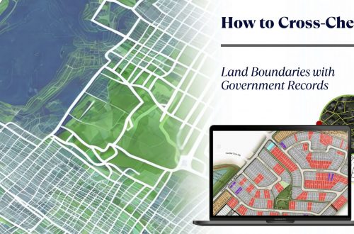 how to crosscheck land boundaries with government records