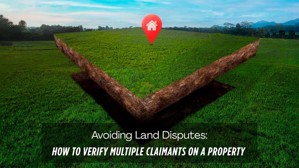 avoiding land disputes how to verify multiple claimants on a property