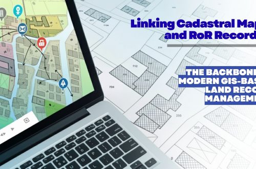 linking cadastral maps and ror records the backbone of modern gis based land record management