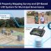 gis property mapping survey and qr-based uid system for municipal governance