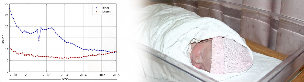 birth mortality rate mapping 